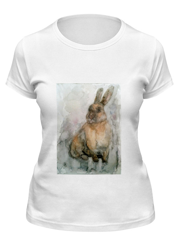 

Футболка женская Printio Зайка белая 2XL, Белый, Зайка