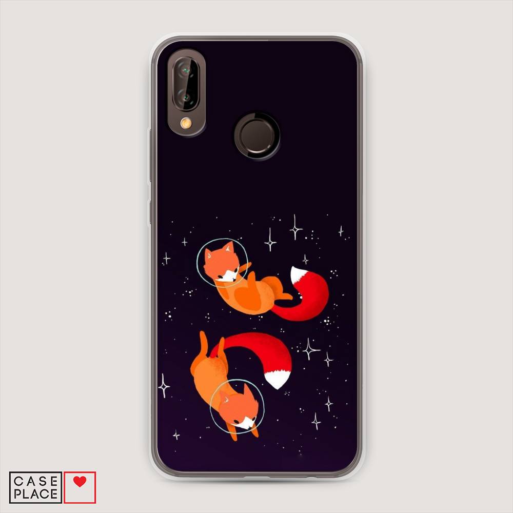 

Чехол Awog "Лисы космонавты" для Huawei Nova 3