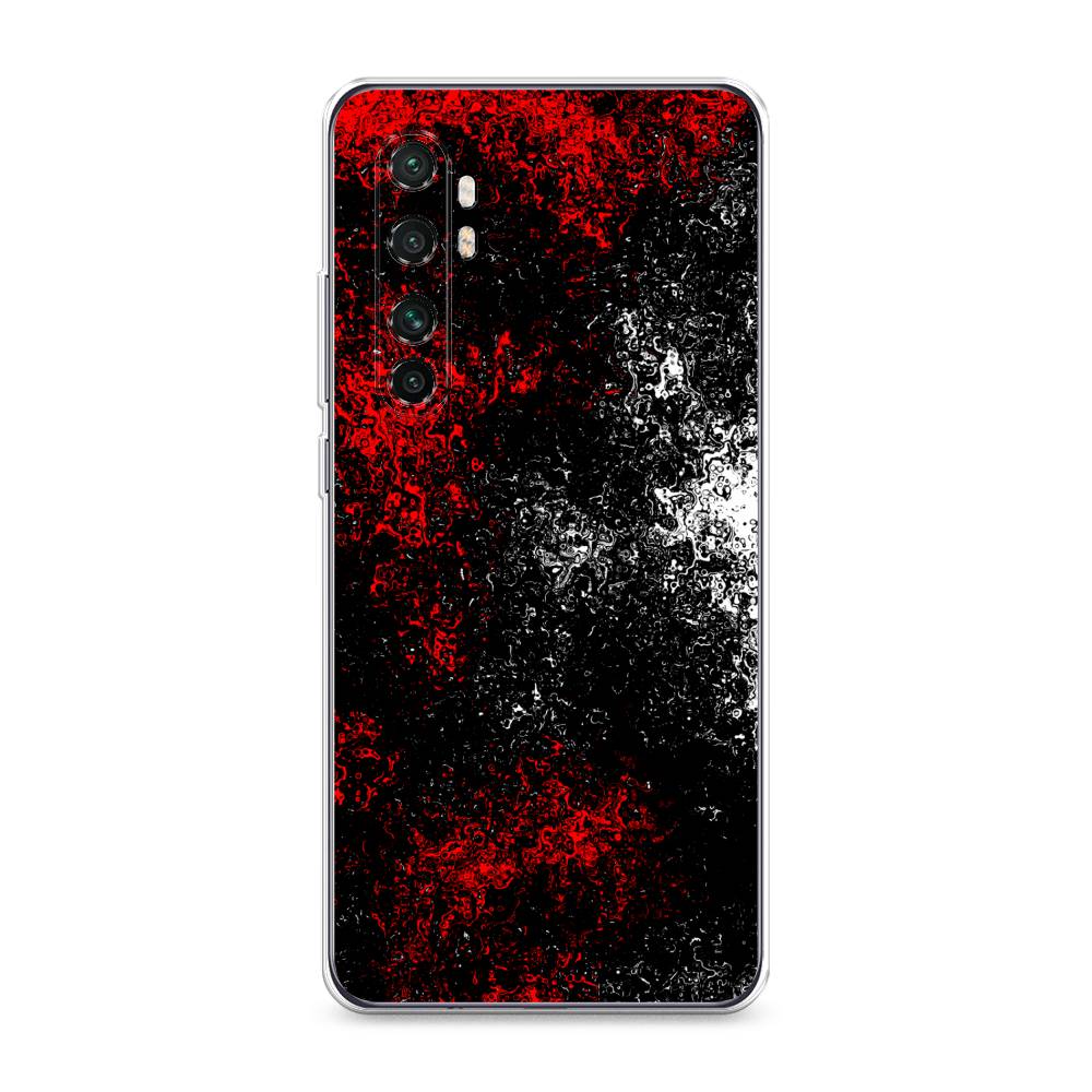 

Чехол на Xiaomi Mi Note 10 Lite "Монотипия", Красный;черный;белый, 38450-3