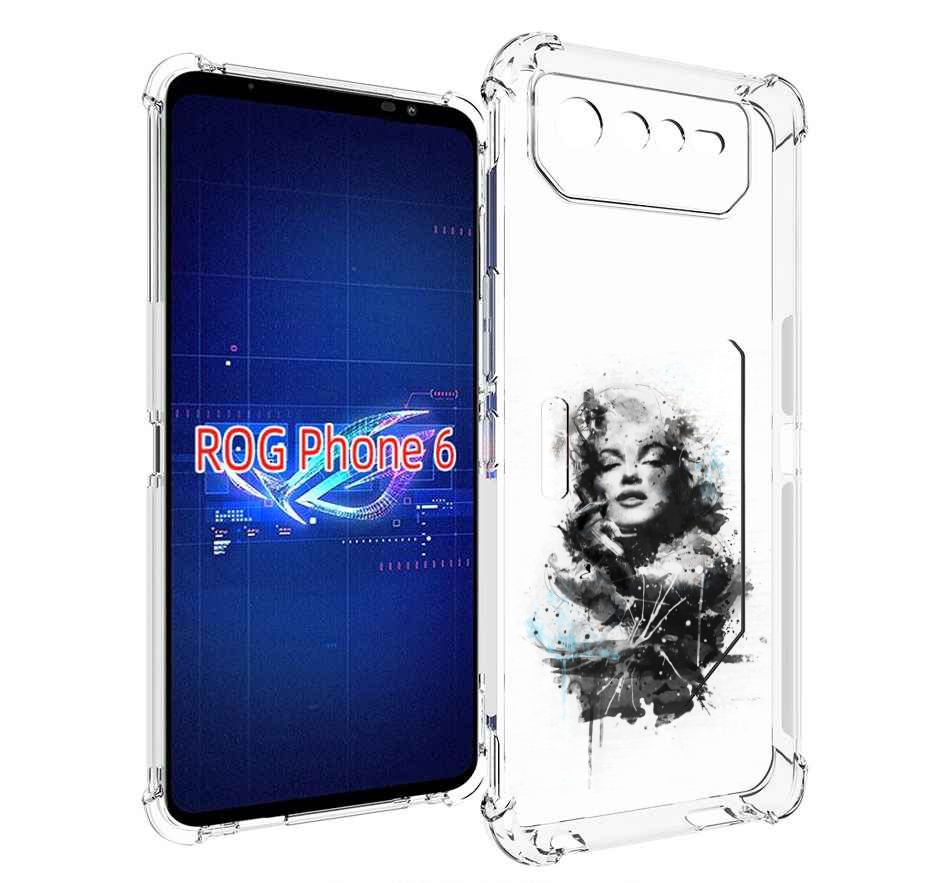 

Чехол MyPads Мерлин Монро загадочная женский для Asus ROG Phone 6, Прозрачный, Tocco