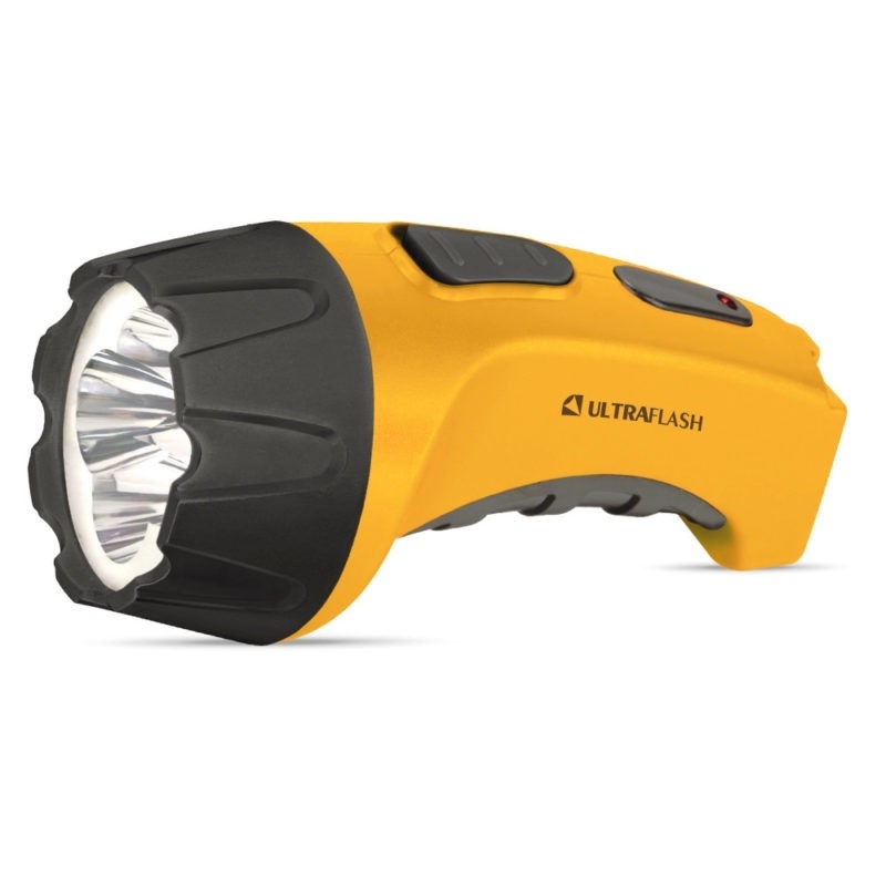 

Ultraflash LED3804M1 (фонарь аккум 220В, желтый/черный, 5 LED, SLA, пластик, коробка)