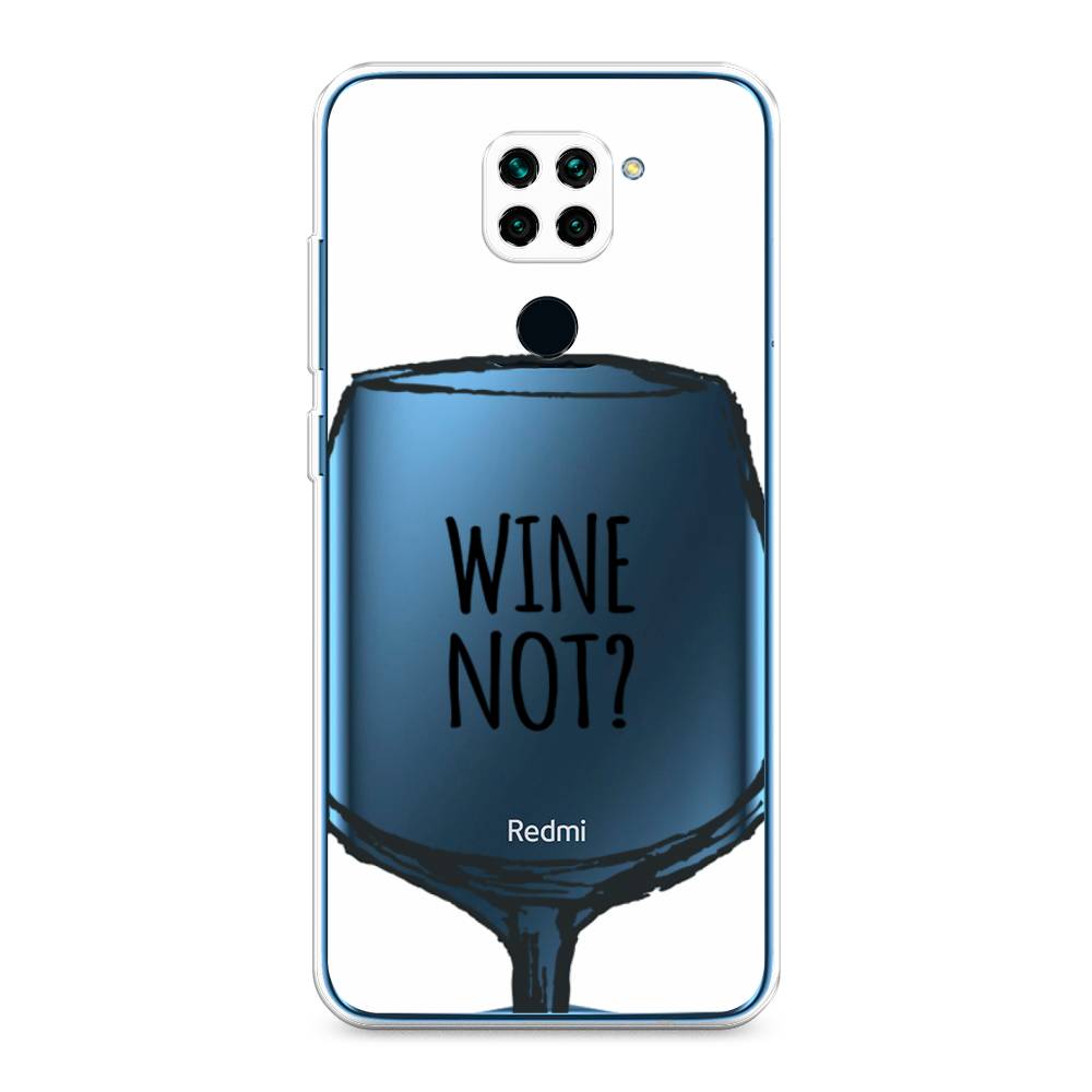 

Чехол на Xiaomi Redmi 10X 4G/Note 9 "Wine not White", Белый, 38250-6