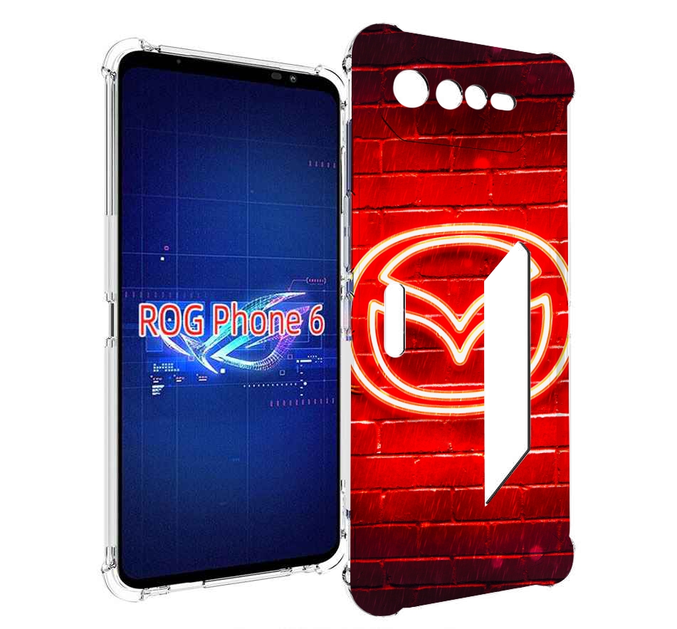 

Чехол MyPads Мазда для Asus ROG Phone 6, Прозрачный, Tocco