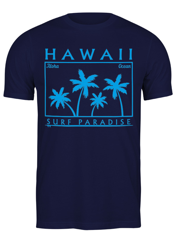

Футболка мужская Printio Hawaii 3303650 синяя XL, Синий, Hawaii 3303650