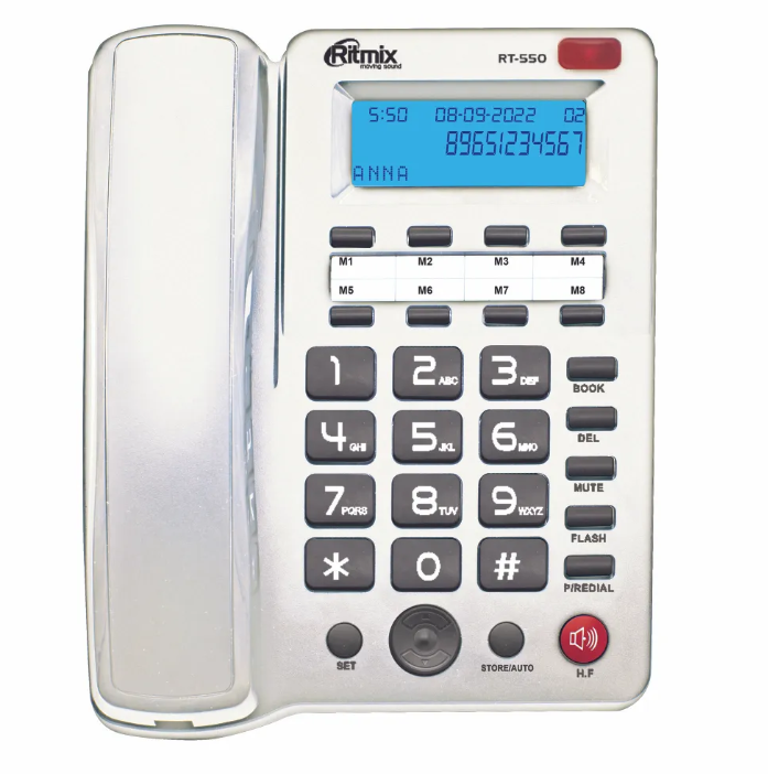 

Телефон RITMIX RT-550 белый
