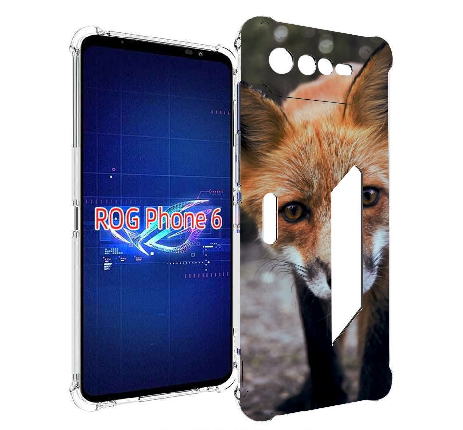 

Чехол MyPads Лисица для Asus ROG Phone 6, Прозрачный, Tocco