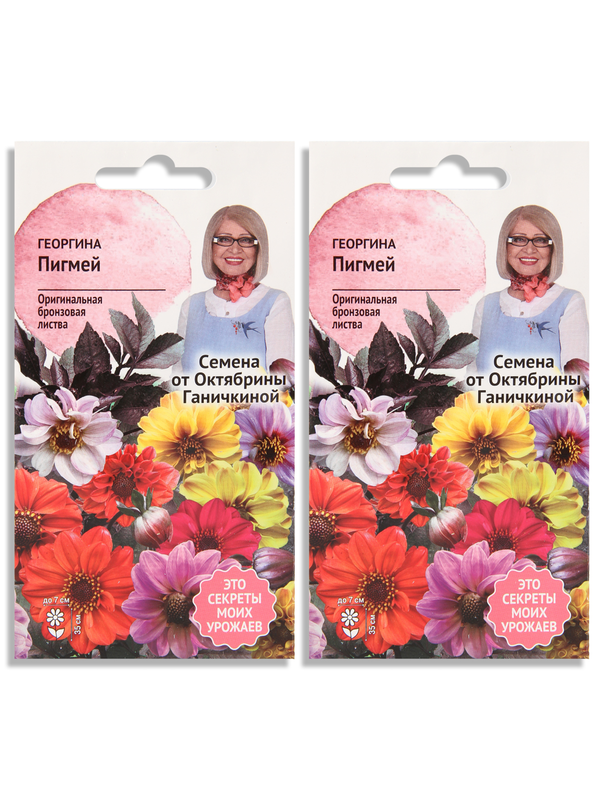 

Семена набор георгин Семена от Октябрины Ганичкиной Пигмей N04217-AGS/N02785-2 2 уп., Пигмей