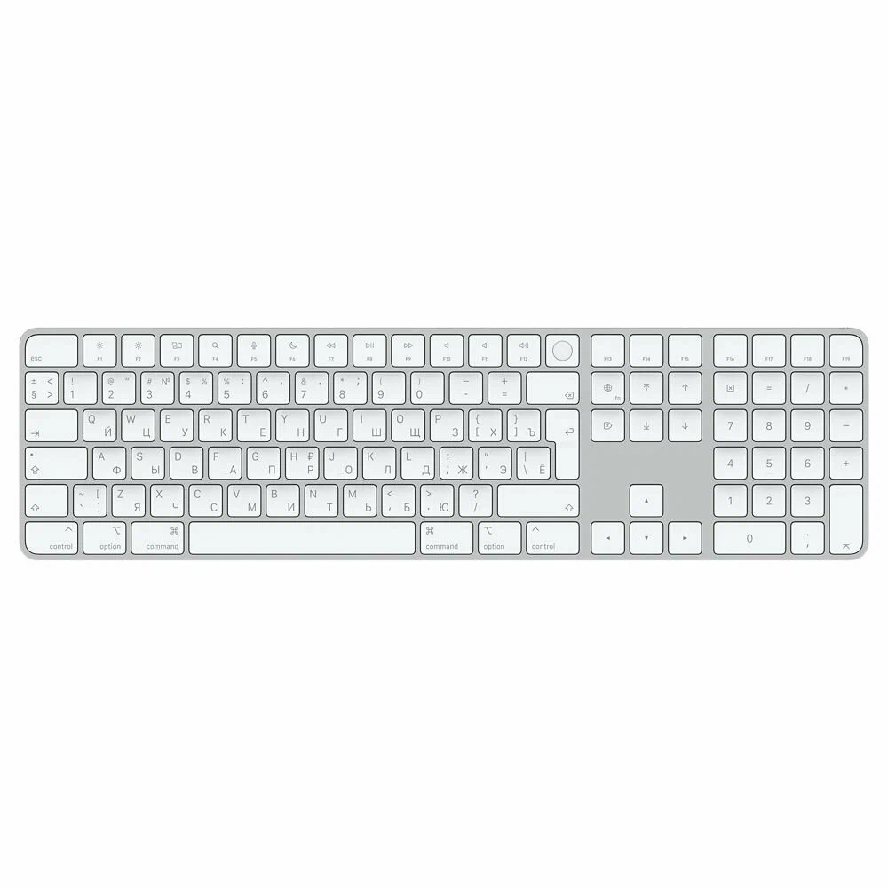 Проводнаябеспроводная клавиатура Apple Magic Keyboard MK2C3 серебристый MK2C3LLА 30731₽