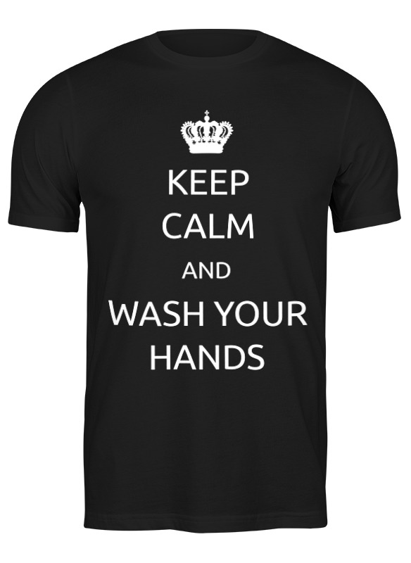 

Футболка мужская Printio Keep calm and wash your hands 3239237 черная XL, Черный, Keep calm and wash your hands 3239237