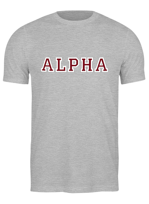 

Футболка мужская Printio Alpha (max fall) 3142338 серая XL, Серый, Alpha (max fall) 3142338