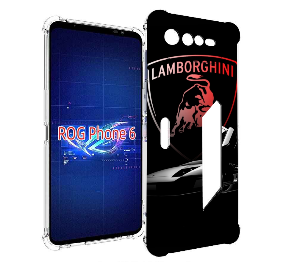 

Чехол MyPads Ламборгини-black мужской для Asus ROG Phone 6, Прозрачный, Tocco