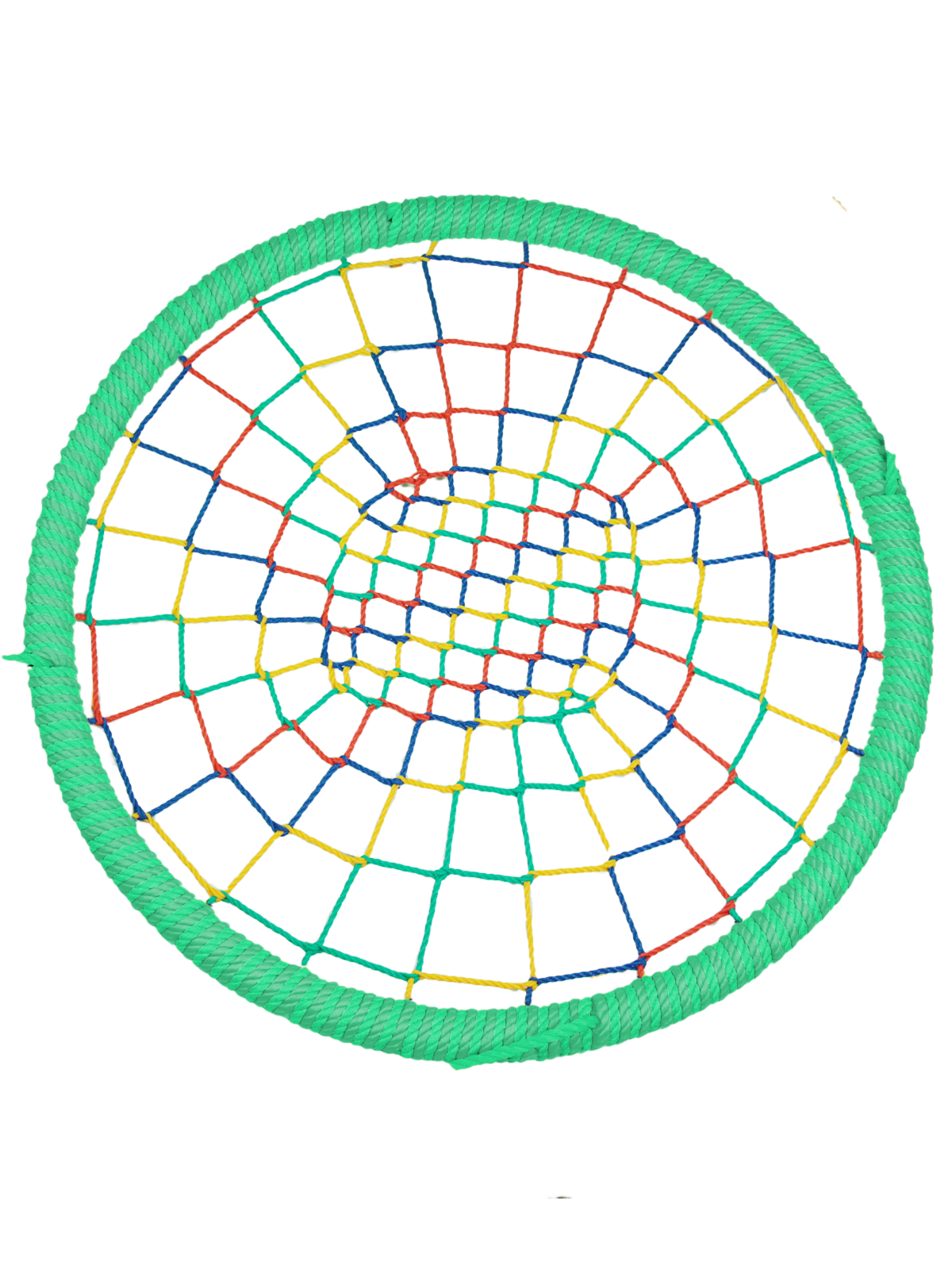 фото Разноцветные подвесные качели гнездо размер 80 см толщина обода 72 мм канат обода 16 мм jinn