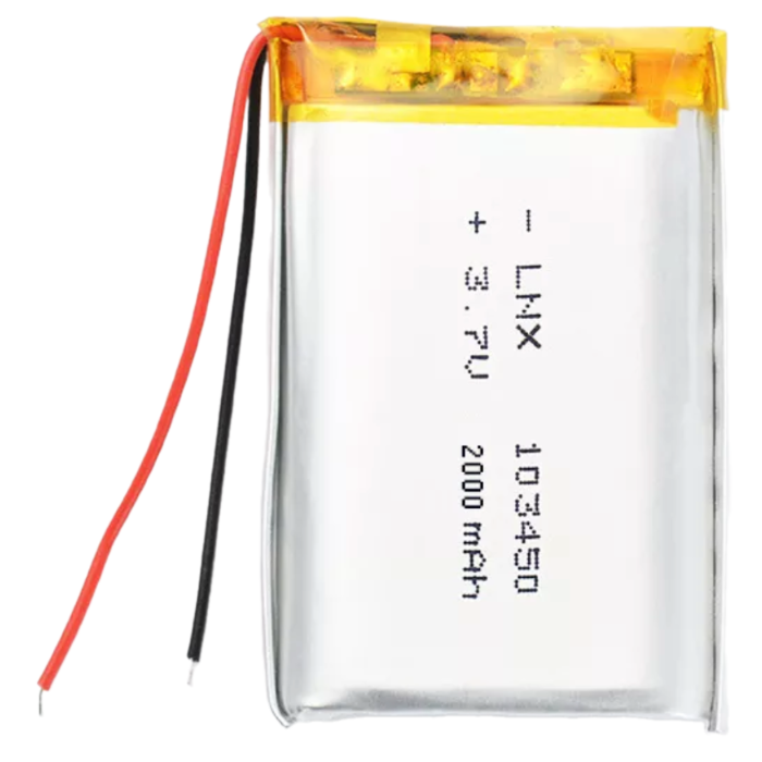 Аккумулятор батарея 103450 2000 mAh 3,7v (50х34х10 мм)