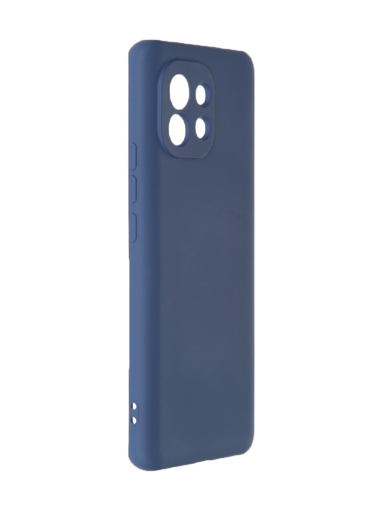 

Чехол Krutoff для Xiaomi Mi 11 Silicone Blue 12468, Xiaomi Mi 11