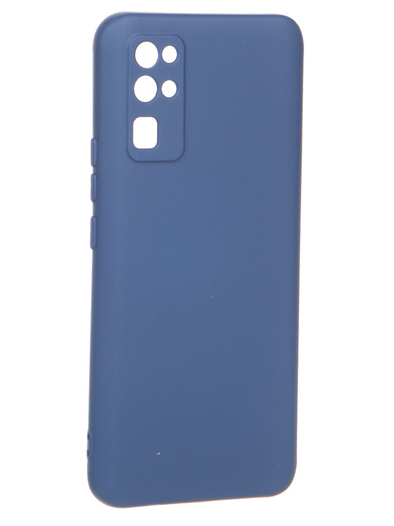 фото Чехол krutoff для honor 30 silicone blue 12301