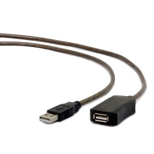 Filum Кабель активный удлинитель USB 2.0, 10 м., черный, разъемы: USB A male-USB A female,