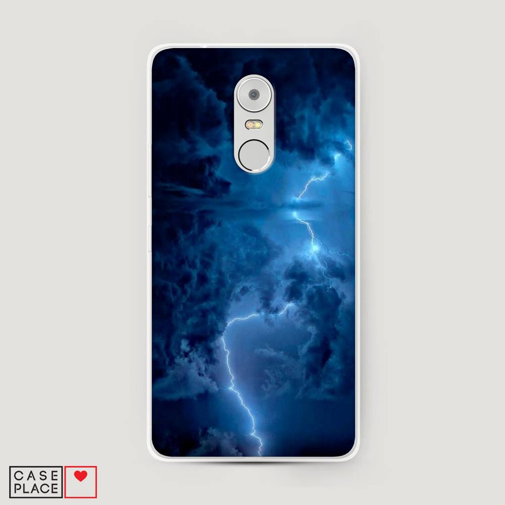 

Чехол Awog на Lenovo K6 Note / Леново K6 Note "Молния", Синий, 112250-4
