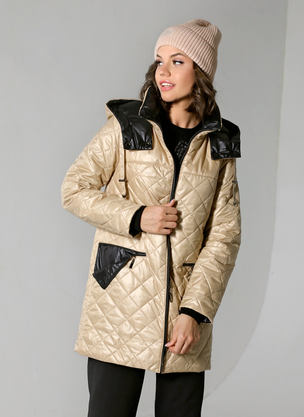 

Куртка женская Каляев 63480 бежевая 52 RU, 63480