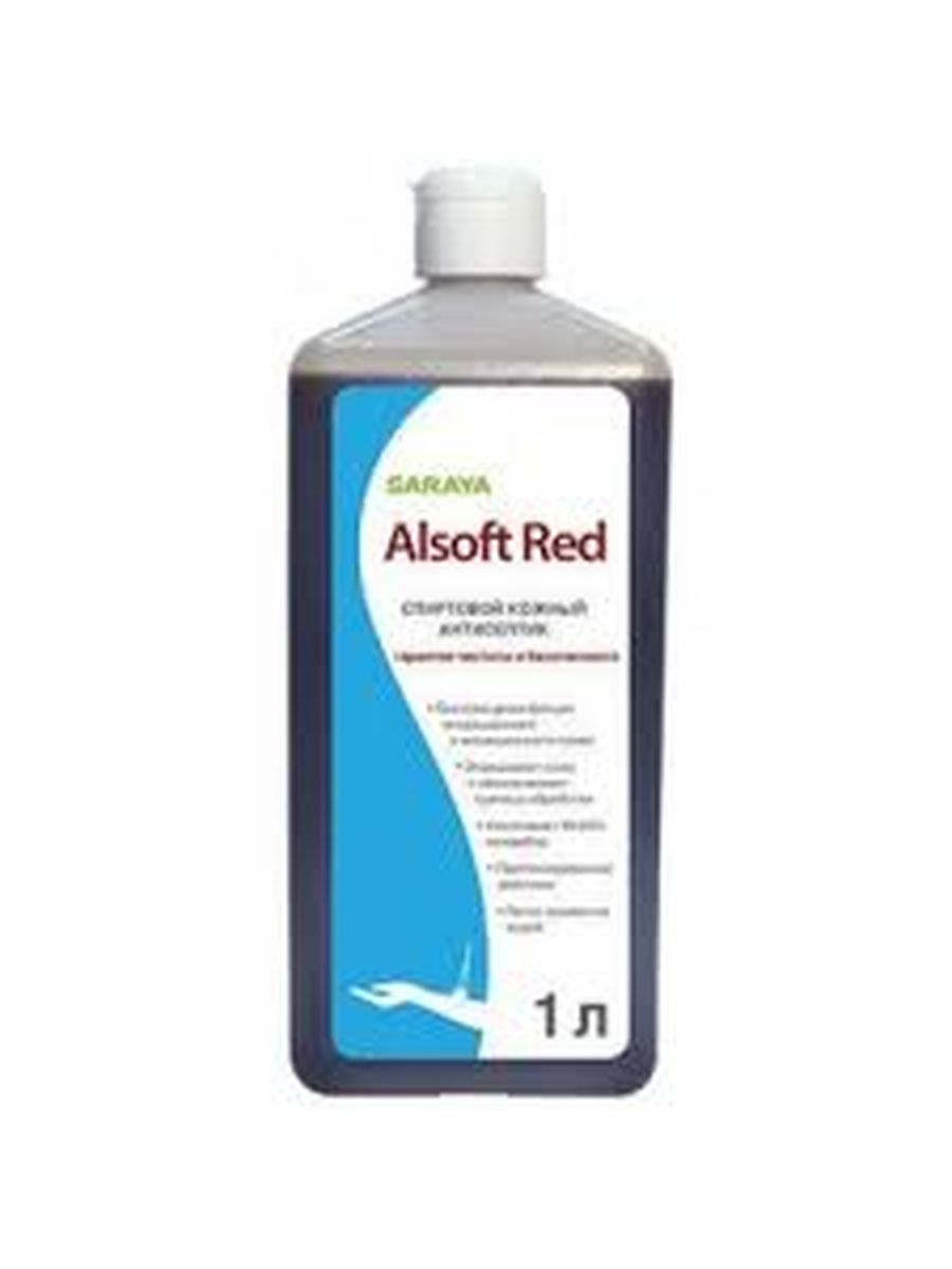 Антисептическое средство Alsoft Red 1000 мл комплект alsoft антисептическое средство r premium алсофт р премиум 1 литр х 2 шт