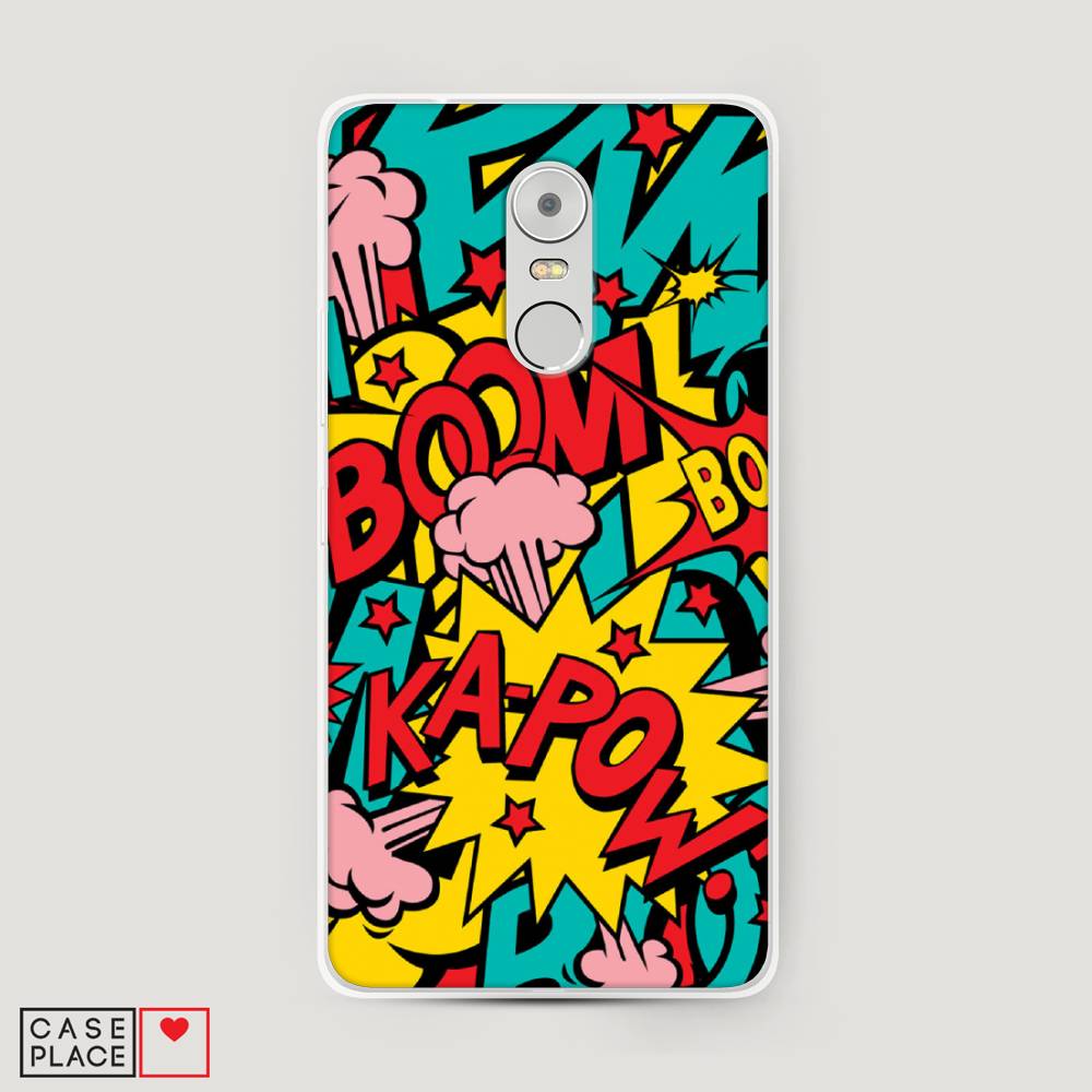 

Чехол Awog на Lenovo K6 Note / Леново K6 Note "Постер pop art", Голубой;желтый;красный, 112250-9