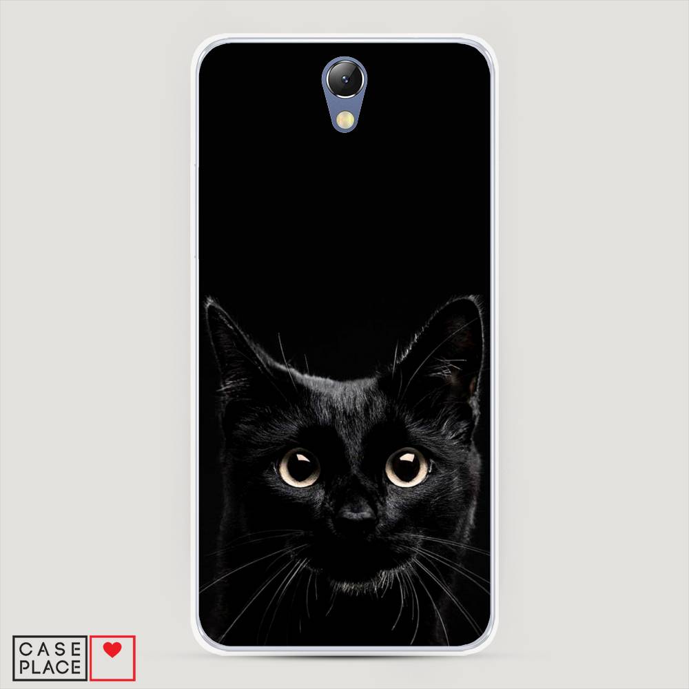 

Чехол Awog на Lenovo Vibe S1 / Леново Vibe S1 "Добрый кот", Черный, 111450-1