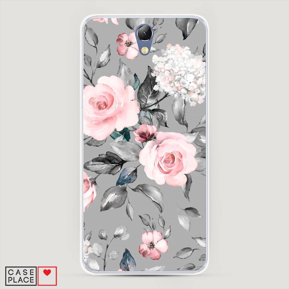 

Чехол Awog "Розы на сером" для Lenovo Vibe S1, 111450-8