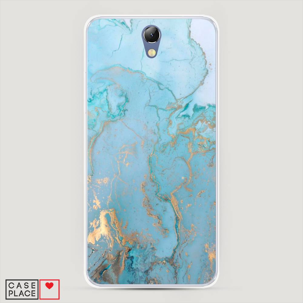 

Чехол Awog на Lenovo Vibe S1 / Леново Vibe S1 "Голубой мрамор рисунок", 111450-3