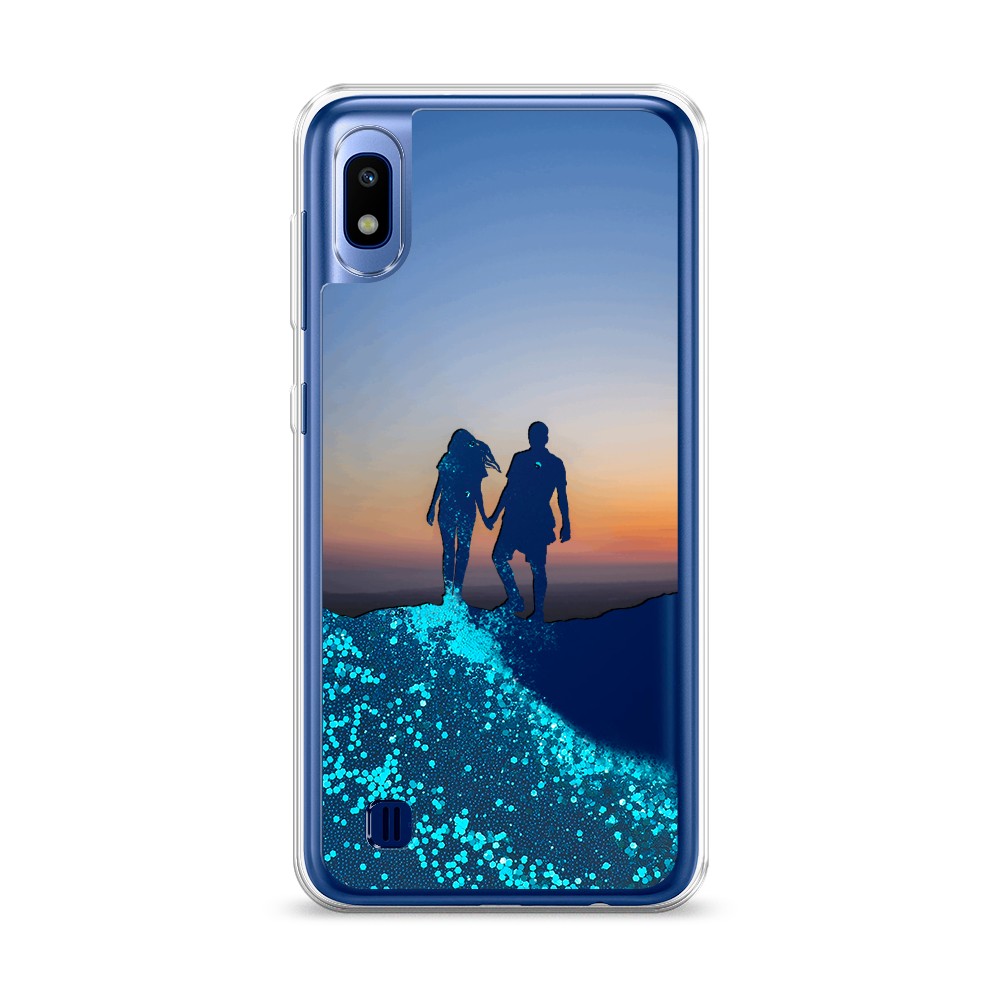 

Чехол Awog на Samsung Galaxy A10 "Пара на краю света", Разноцветный, 27993-1