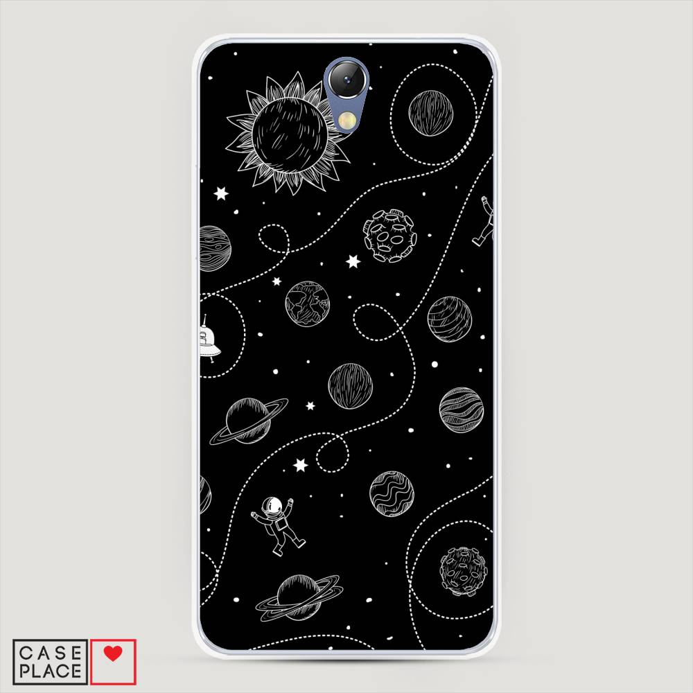 

Чехол Awog на Lenovo Vibe S1 / Леново Vibe S1 "В невесомости", Бежевый, 111450-4
