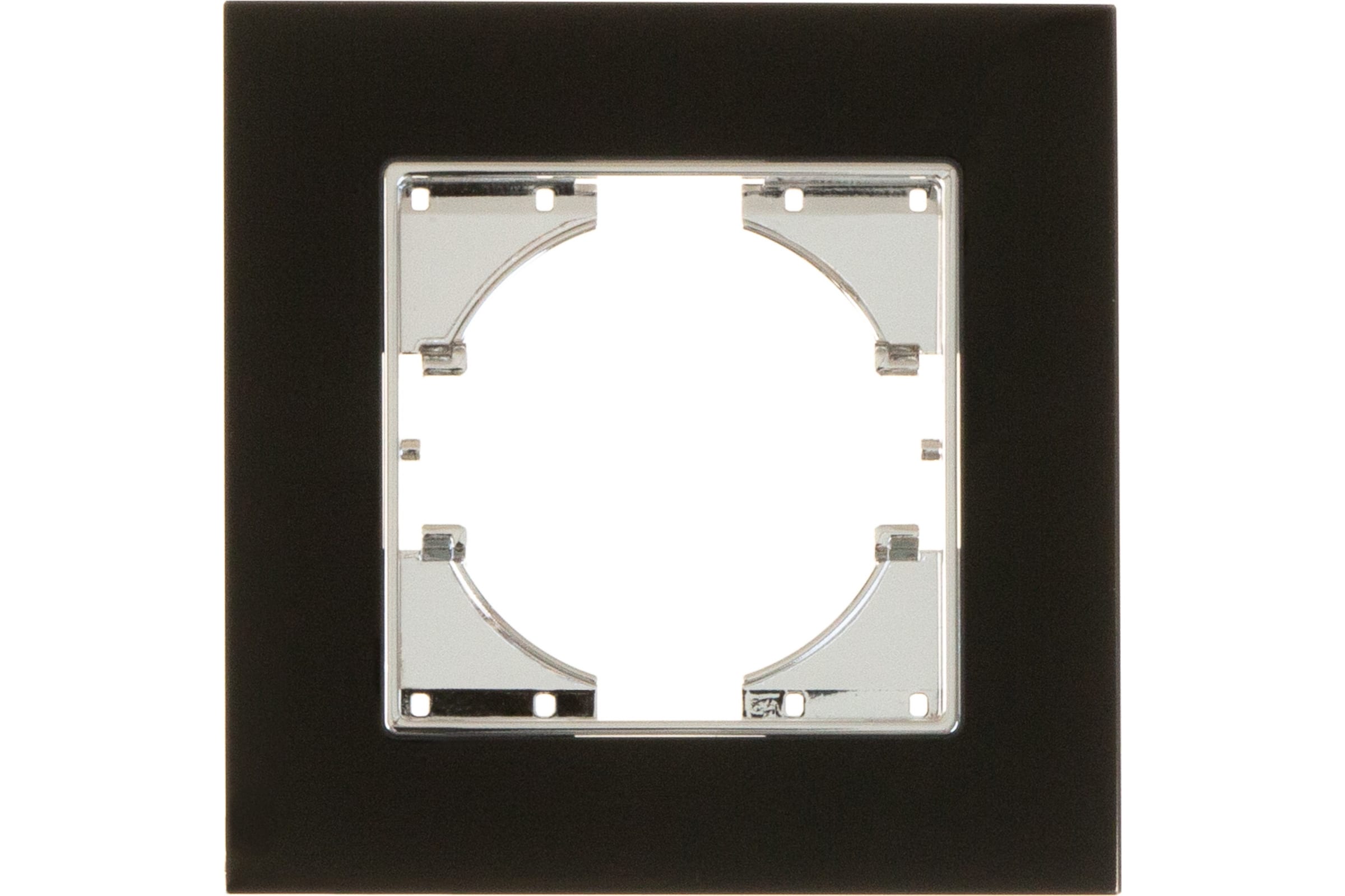 С1110-031 GUSI UGRA РАМКА 1-местная, стекло, цвет чёрный.