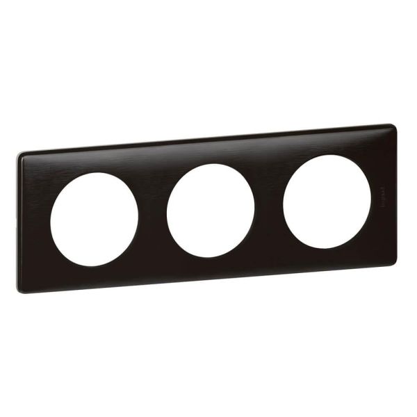 

Legrand Рамка 3-постовая Legrand Celiane карбон 068983, Черный