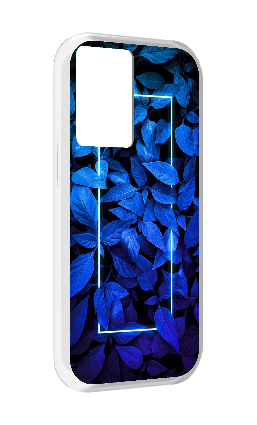 

Чехол MyPads голубые цветочки неон для OnePlus Nord N20 SE, Прозрачный, Tocco
