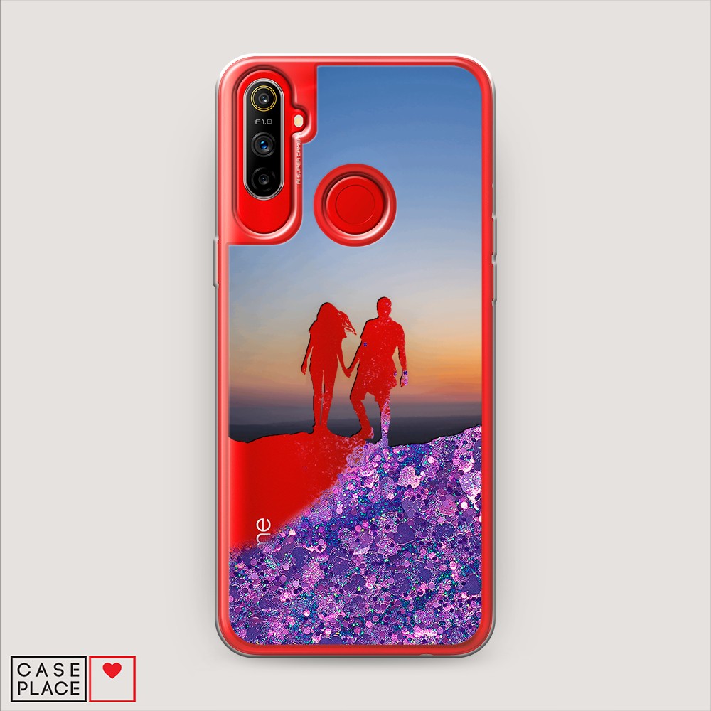 

Чехол Awog на Realme C3 "Пара на краю света", Разноцветный, 253092-1