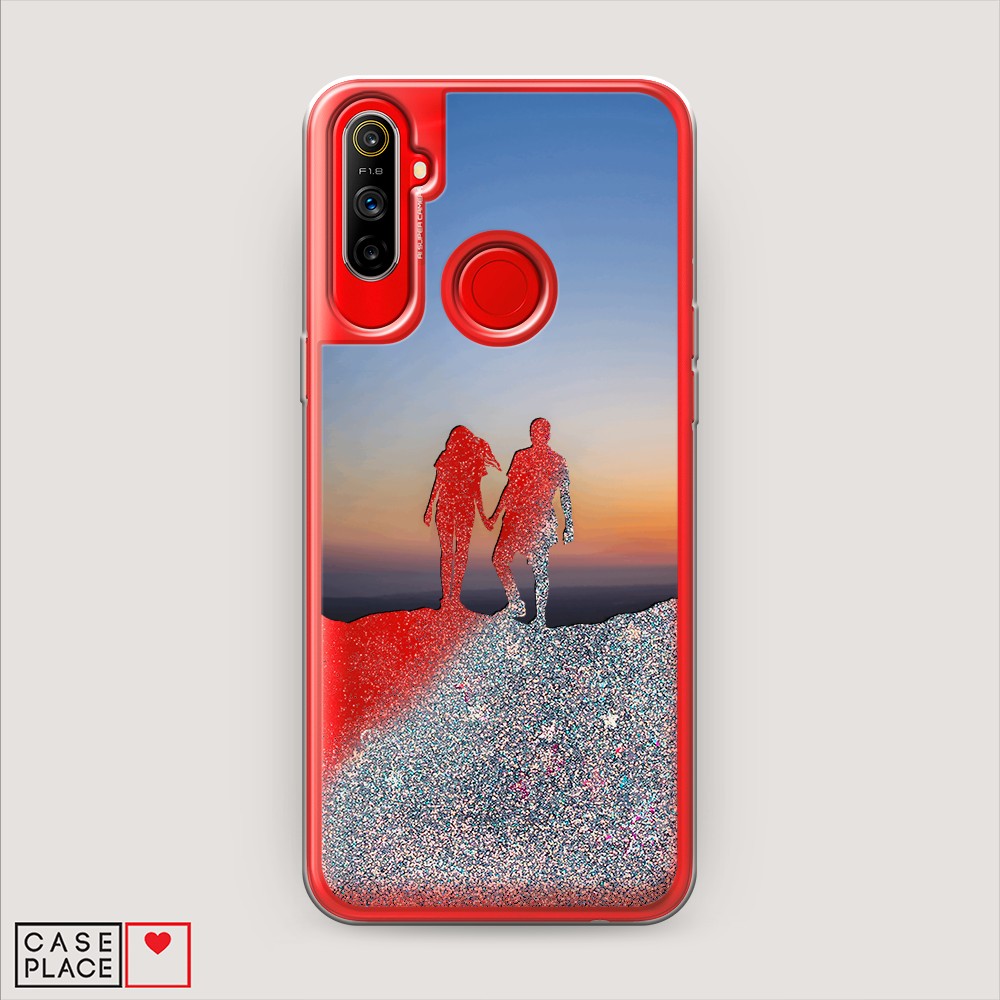 

Чехол Awog на Realme C3 "Пара на краю света", Разноцветный, 253091-1