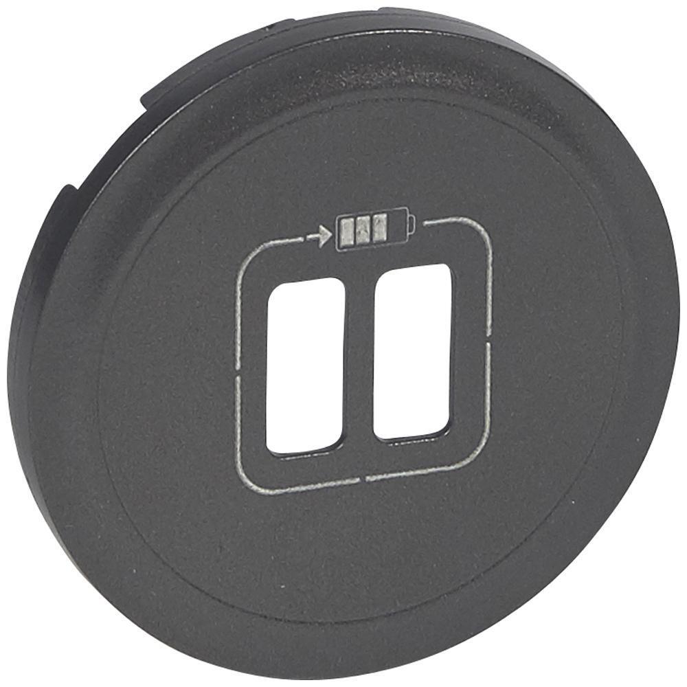 

Legrand Лицевая панель Legrand Celiane розетки 2хUSB графит 067956