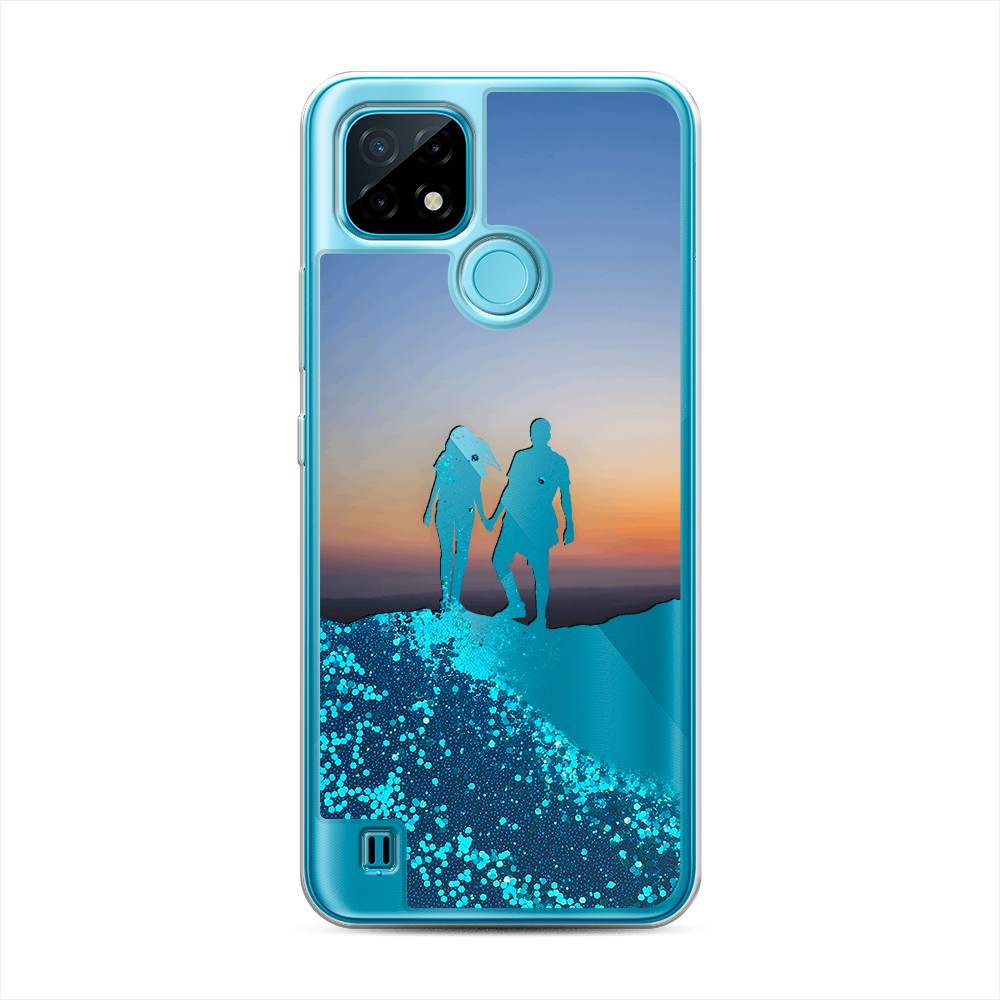 

Чехол Awog на Realme C21 "Пара на краю света", Разноцветный, 254993-1