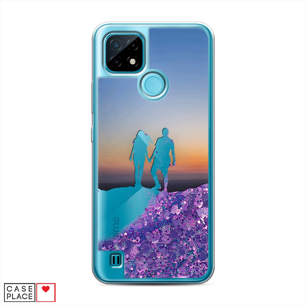 

Чехол Awog на Realme C21 "Пара на краю света", Разноцветный, 254992-1