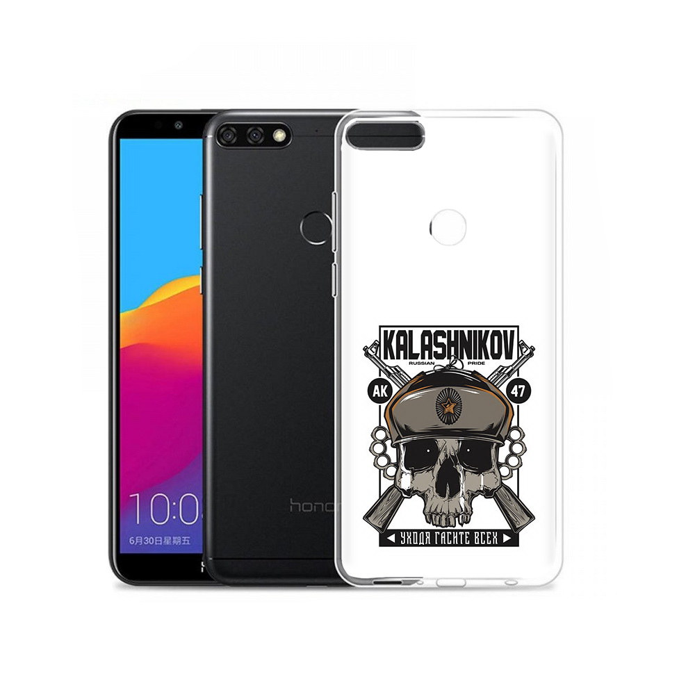 

Чехол MyPads Tocco для Honor 7C Pro Калашников (PT113786.47.94), Прозрачный, Tocco