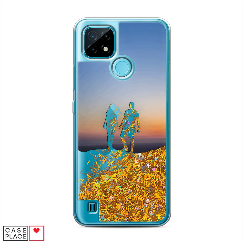 

Чехол Awog на Realme C21 "Пара на краю света", Разноцветный, 254990-1