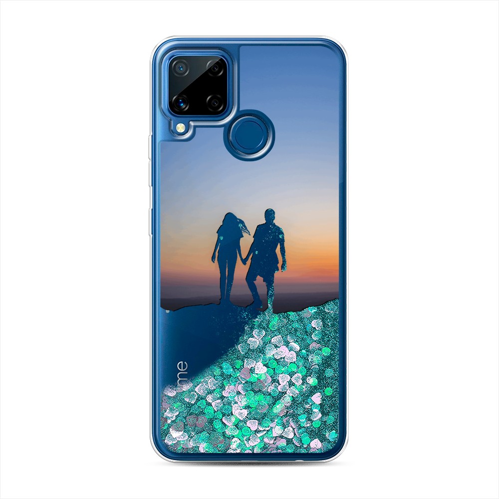 

Чехол Awog на Realme C15 "Пара на краю света", 255095-1