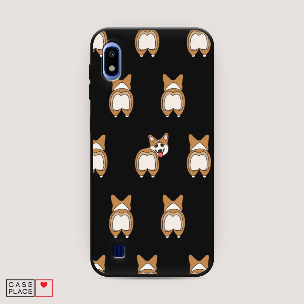 

Чехол Awog на Samsung Galaxy A10 "Милый корги фон", Разноцветный, 27952-1