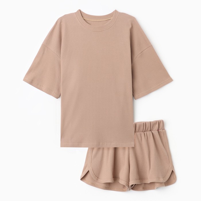 

Костюм женский KAFTAN Basic line22 бежевый 44 RU, Basic line22