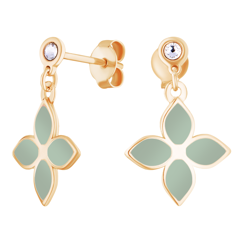 

Серьги из серебра со стразами/эмалью ЮВЕЛИР КАРАТ 2129728/9пмг