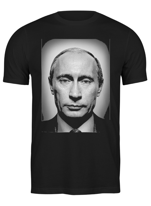 

Футболка мужская Printio Путин черная S, Черный, Путин