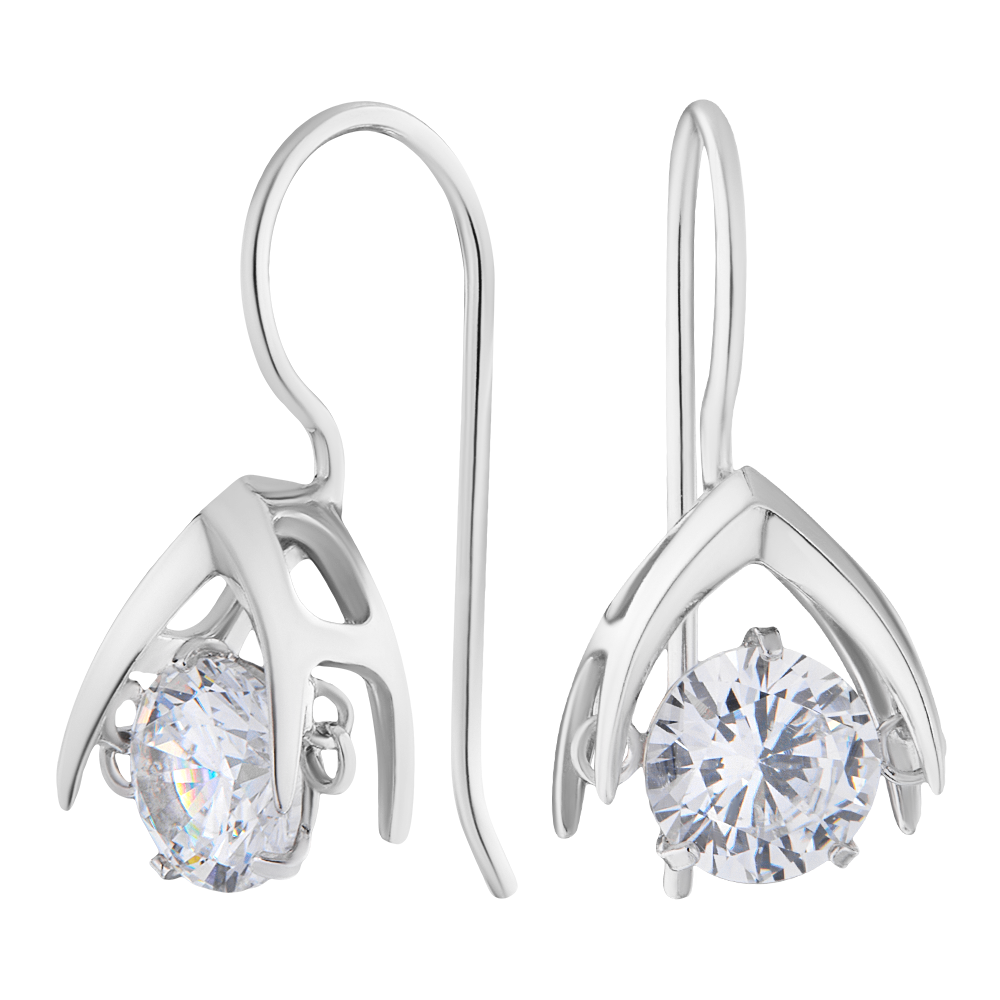 

Серьги из серебра с фианитом ЮВЕЛИР КАРАТ 2129733/9, 2129733/9