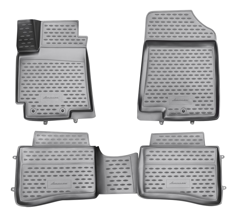 

Коврики 3D в салон KIA Rio, 2011-2014, 2014->, 4 шт, (полиуретан)