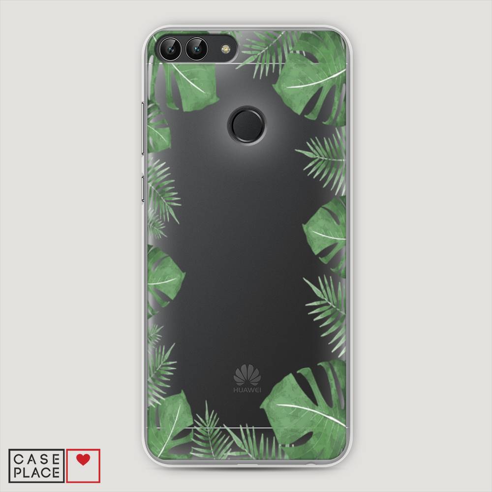 

Чехол Awog "Листья папоротника рамка" для Huawei P Smart