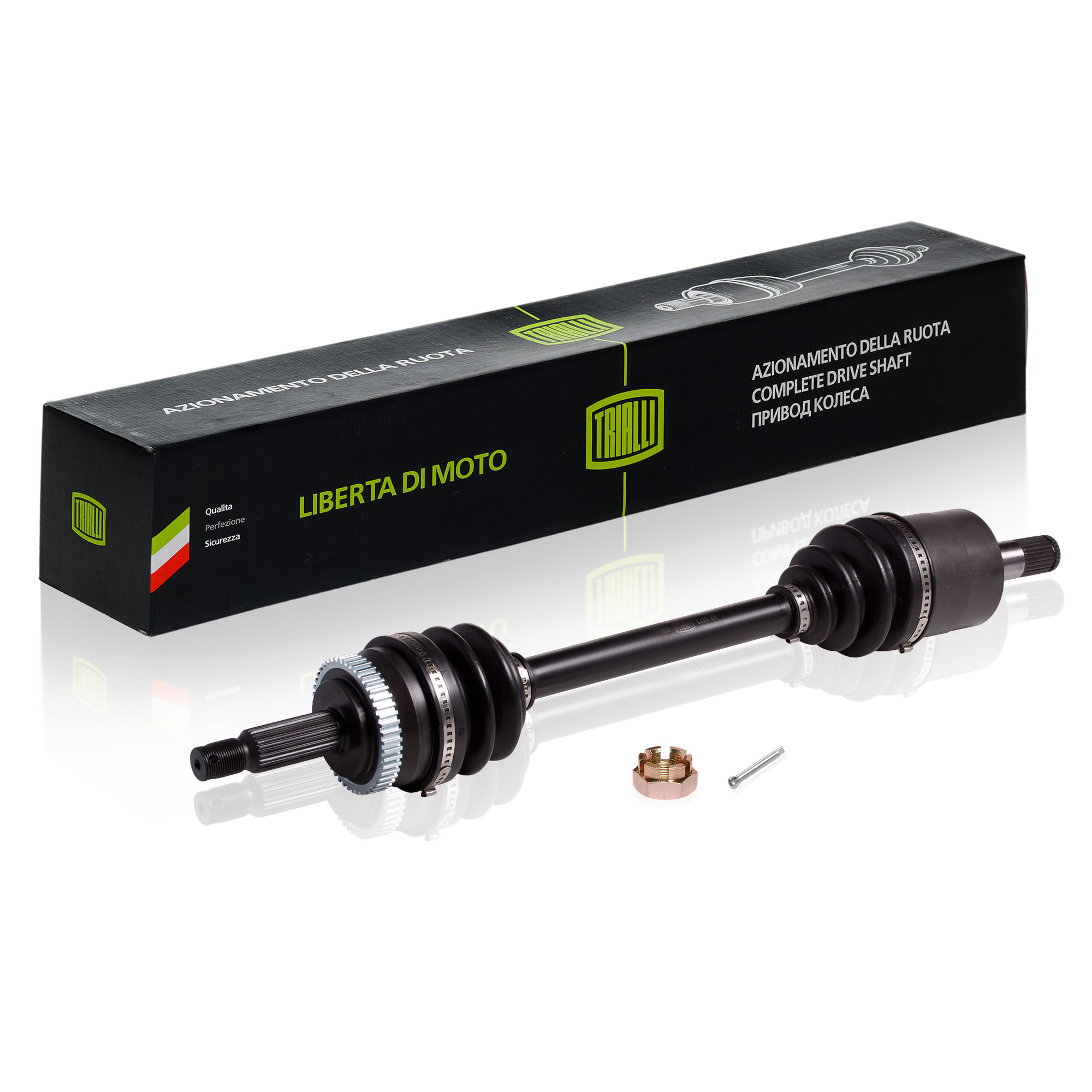 

Привод передний левый для автомобилей Hyundai Tucson (04-) 2.7i AT TRIALLI AR0873