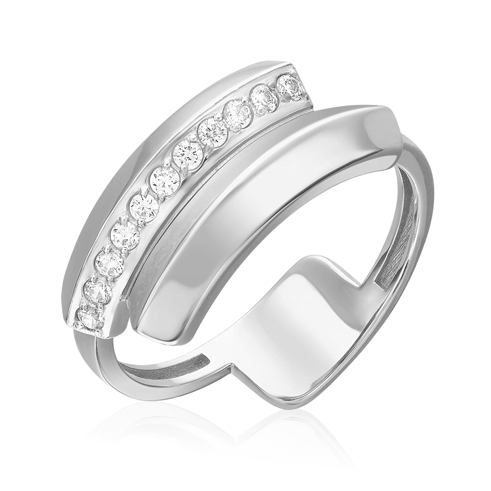 

Кольцо из золота р. 18 PLATINA jewelry 01-5667-00-401-1120, фианит, 01-5667-00-401-1120
