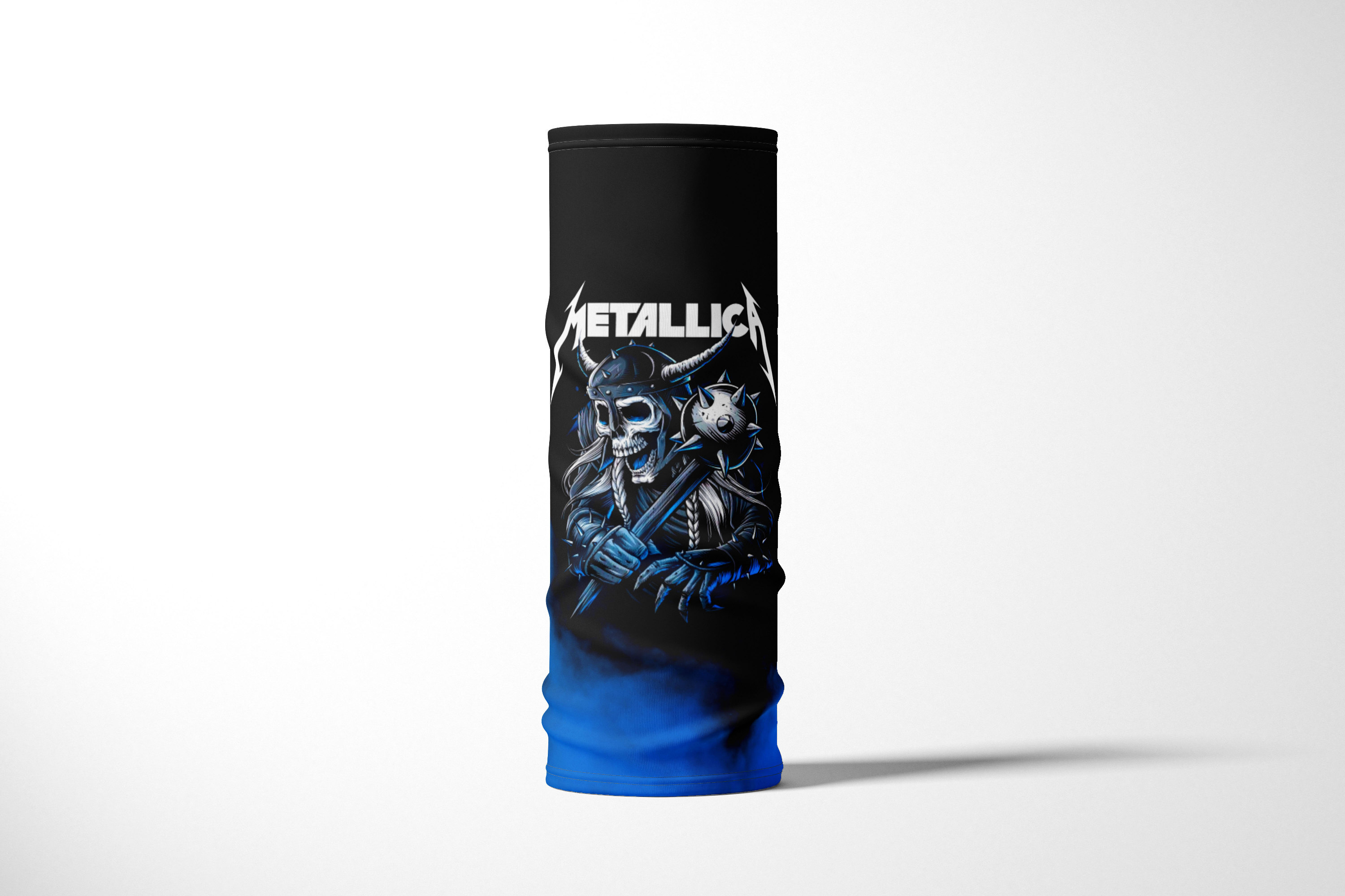 

Бандана / Бафф / Снуд-трансформер / Рок / Metallica, Черный;синий, BBuffVM_VM1840371